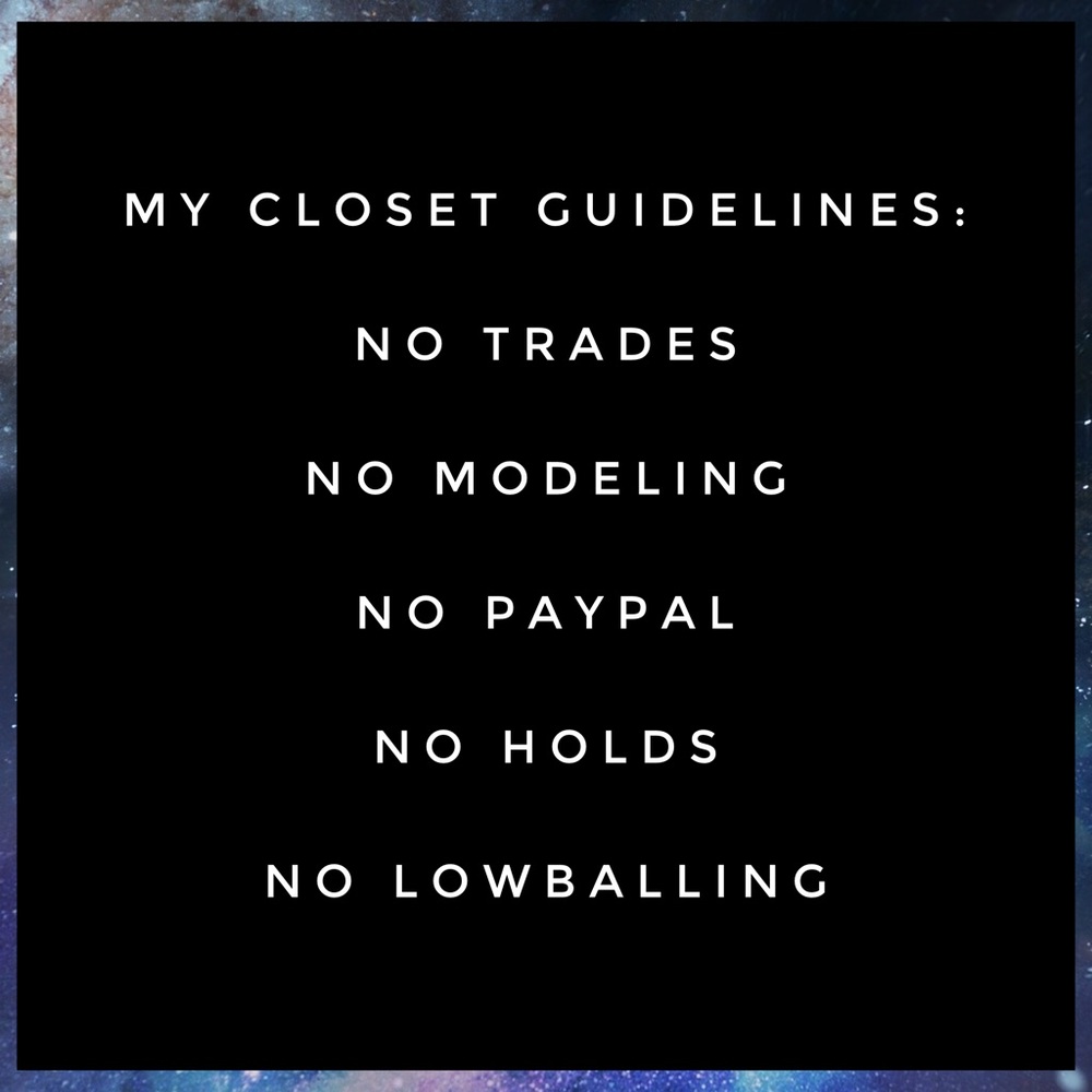 Closet Guidelines!